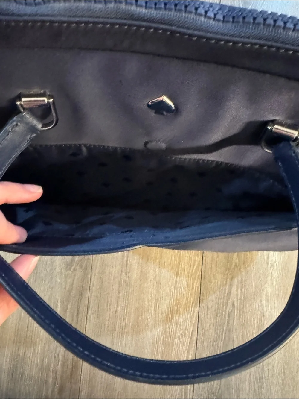 Kate Spade Navy Nylon Laptop Tote